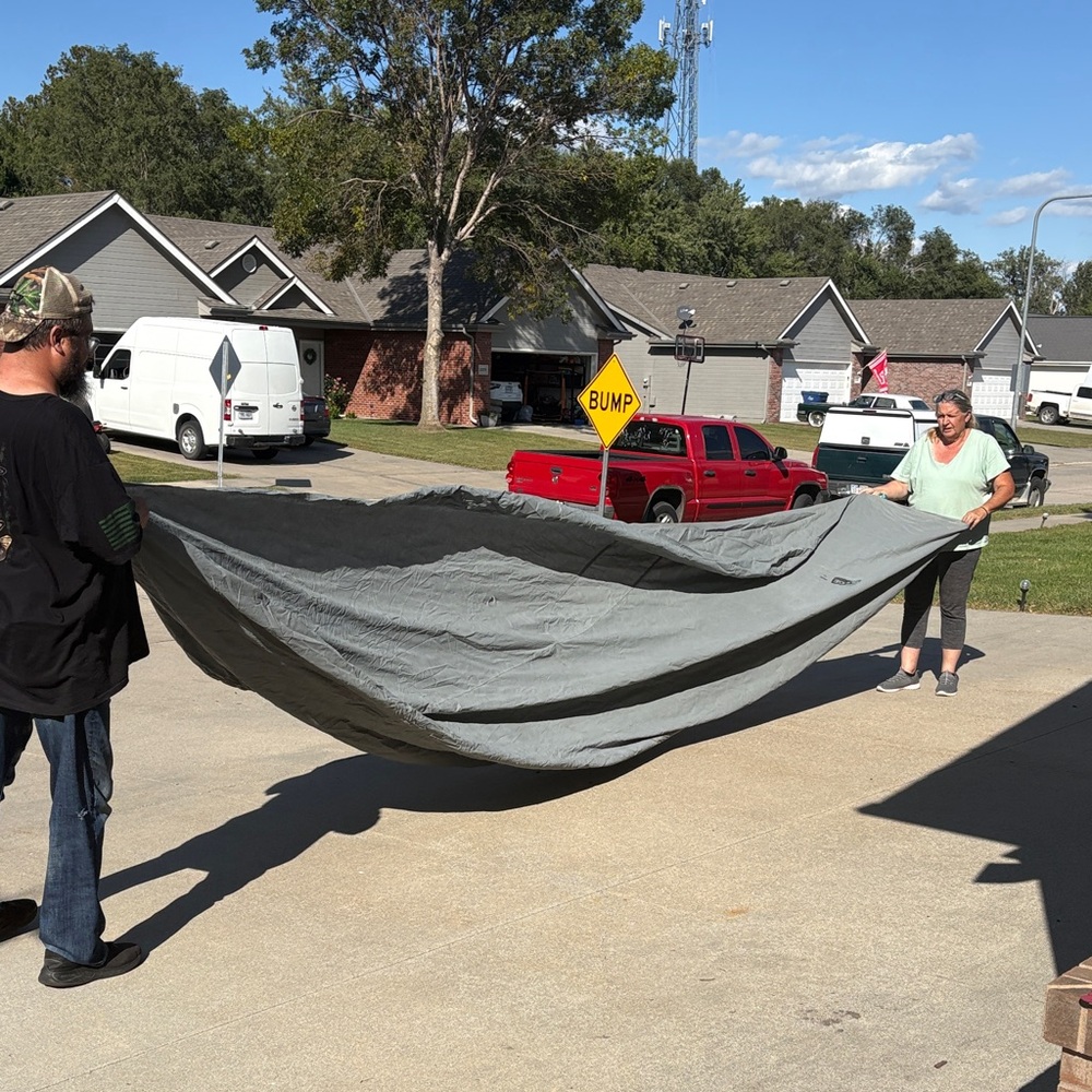 Large Gray Tarp CAR COVER